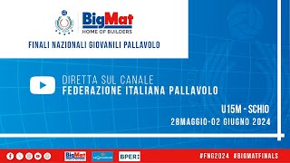 🔴BIGMAT FINALI NAZIONALI GIOVANILI U15M n°gara 461  SCURATTI DVB vs DIAVOLI POWERVOLLEY [upl. by Esaj]