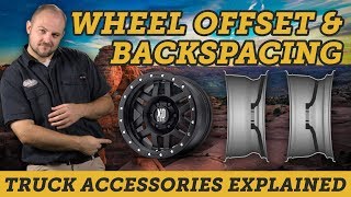 Understanding Wheel Offset Backspacing and Width  Easy Guide  Truck Accessories Explained [upl. by Kerge31]