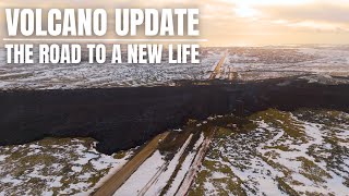 Volcano Update With New Drone Footage  Bailout for Real Estate Owners in Grindavík [upl. by Schaumberger]