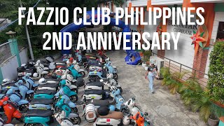 Fazzio Club Philippines  2nd Anniversary 🛵💨 [upl. by Soisinoid839]