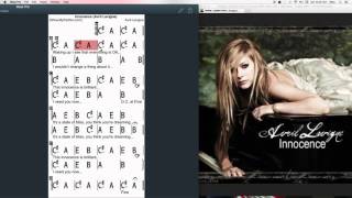 Innocence Chords at Chords  Avril Lavigne [upl. by Acinok]