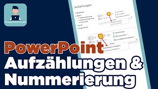 PowerPoint Aufzählungen [upl. by Chet]