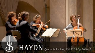 Haydn  String Quartet In F Minor  Hob III35  Op 20 No 5 [upl. by Yztim]