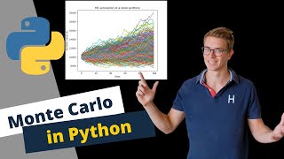 Monte Carlo Simulation of a Stock Portfolio with Python [upl. by Nealon]