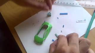 DIY  Alerones o espoilers para hot Wheels hazlo tu mismo [upl. by Aicile]