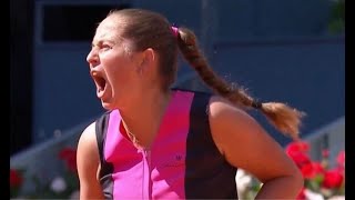 OSTAPENKO SCREAMS AT JABEURS HUSBAND IN 2ND SET MADRID OPEN R16 APRIL 29 2024 [upl. by Quackenbush449]