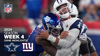 Dallas Cowboys vs New York Giants Game Highlights  NFL 2024 Season Week 4 [upl. by Ahtram]