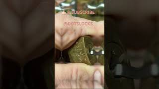 76 MINI TRICIRCLE PADLOCK v WORM RAKE lockpicking locksport [upl. by Ordisy53]