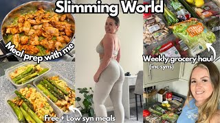 SLIMMING WORLD Weekly grocery haul  MEAL PREP with me [upl. by Nossila]