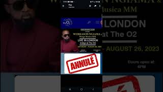 URGENT  WERRASON NGIAMA AZUI PROBLEM  CONCERT YA LONDRES EST ANNULÉ [upl. by Aivatnuhs]