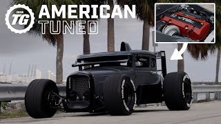 F1Inspired Hot Rod With A Honda S2000 VTEC Engine  Top Gear American Tuned ft Rob Dahm [upl. by Aneeb]