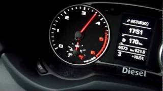 Audi A1 16 TDI 90ps  Acceleration Test [upl. by Anaahs205]