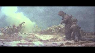 HD  1967 Godzilla fends off Kumonga [upl. by Annavas]