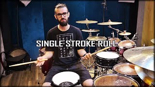 O RUDIMENTO MAIS IMPORTANTE DE TODOS  SINGLE STROKE ROLL  PEDRO TINELLO [upl. by Gifferd705]