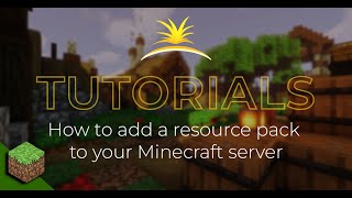 How to add a resource pack to your Minecraft server [upl. by Stilu]