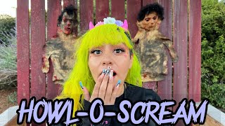 HowlOScream  Scaremony All Haunted Houses amp Scare Zones 🎃 [upl. by Orella]