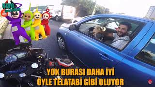 Türk Motovlog Kanallarının Komik Anları Derlemesi 3 Trafikte Romantik Dans  Sağlıklı Dişler 2020 [upl. by Claudio]