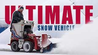 Ventrac Sidewalk Snow Vehicle in action during a snowstorm in Buffalo NY [upl. by Akir]