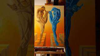 New painting Fabio Meneghellas painting shorts art painting [upl. by Olegnad694]