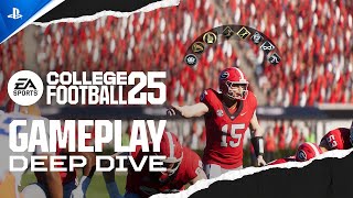 College Football 25  Gameplay Deep Dive Trailer  PS5 Games [upl. by Nibaj]