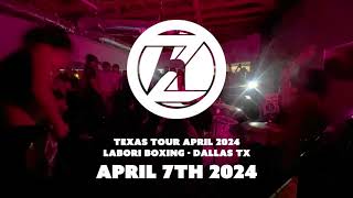 Zeddön Zん  オーバー生キル LIVE AT LaBori Boxing  DALLAS TX OFFICIALBOOTLEG VIDEO [upl. by Lesirg]