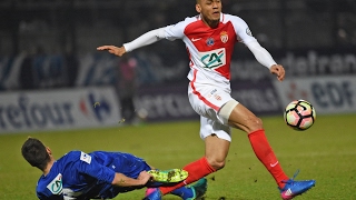 Coupe de France  ChamblyMonaco 45 ap buts et résumé [upl. by Ahsinyar180]