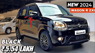 WAGON R Updated ZXI PLUS 2024 Black Colour Top Model ₹6 Lakh Maruti Suzuki Wagonr Review [upl. by Ocsinarf96]