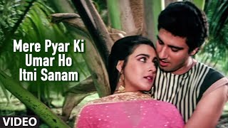 quotMere Pyaar Ki Umar Ho Itni Sanamquot Full Video  Waaris  Lata Mangeshkar  Amrita Singh Raj Babbar [upl. by Vachell]