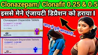 clonazepam tablets ip 05 mg uses in hindi clonafit 050 md kis kaam aati haiclonafit 025md hindi [upl. by Devinne]