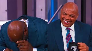 Shaq amp Charles Barkley Cant Stop Laughing as They Roast Each Other Inside The NBA [upl. by Roarke249]