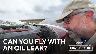 Oil leak starts  should I still fly [upl. by Kcirdneh]