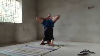 Sirsasana or Headstand  34  One Hour challenge [upl. by Ardnoed]