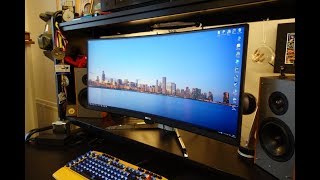 BenQ EX3501R review  35quot curved 1440p HDR monitor  By TotallydubbedHD [upl. by Vernor]