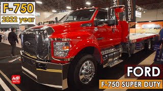 2022 Ford F750 Super Duty 67L Power Stroke Towing Truck  Exterior Walkaround  ExpoCam 2021 [upl. by Dominic]