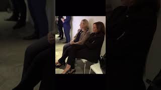 Hillary Clinton and Kamala Harris after the 2024 election results kamalaharris donaldtrump [upl. by Pettifer]