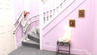 Handicare Stairlifts Hinged track Handicare 2000 [upl. by Court604]