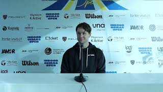 Conferência de Imprensa Ricardas Berankis — QF Indoor Oeiras Open 2 2023 [upl. by Otit]