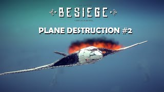 Besiege Plane Crash Compilation 2 [upl. by Iveel472]