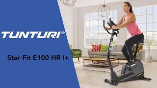 Tunturi Star Fit E100 HR I Hometrainer met Ergometer NL [upl. by Aihsotal]