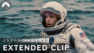 Interstellar  “Tidal Wavequot Full Scene Anne Hathaway Matthew McConaughey  Paramount Movies [upl. by Marshal453]