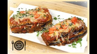 How to make Italian Vegetarian Eggplant Parmesan  Living With Foxx [upl. by Nytsud]