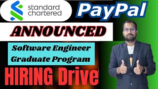 Software Engineer Graduate Program Announced  Standard Chartered Latest Job For Freshers [upl. by Rudolfo]