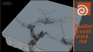 Houdini ground crack rbd HIP file [upl. by Kimura]