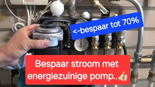 Hoe plaats je een labelA pomp op een Robot vloerverwarmings verdeler [upl. by Innavoig122]