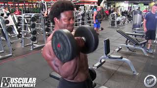 Breon Ansleys Biceps Workout  Mr Olympia 2017 [upl. by Hcurab]