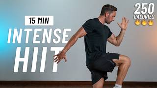 15 MIN INTENSE HIIT WORKOUT  ALL STANDING  Full Body Cardio No Equipment No Repeats [upl. by Angelique]