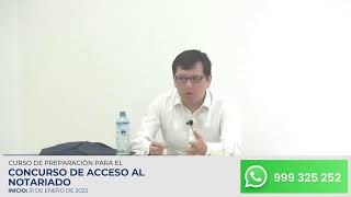 Curso de Preparación para el Concurso de Acceso al Notariado [upl. by Delanty445]