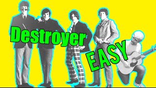 The Kinks  Destroyer  Guitar Lesson  How To Play  Tutorial  EASY Rock Song [upl. by Tedder]