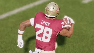 Noles Defense Stomps Out OSU  College Football 25 quotFSU Seminolesquot H2H Gameplay [upl. by Purington478]