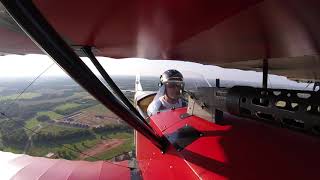 1st time landing the Fokker on pavement [upl. by Lashondra256]